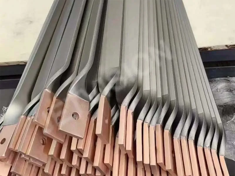 Drilled Titanium Clad Copper Flat Bar,Titanium Clad Copper Bar,Titanium Copper Clad Flat Bar,Drilled Titanium Clad Copper Bar,Titanium Clad Copper Busbar,Ti-Cu Clad Bar,Titanium Clad Copper Composite Bar,Titanium Clad Copper Electrode Bar
