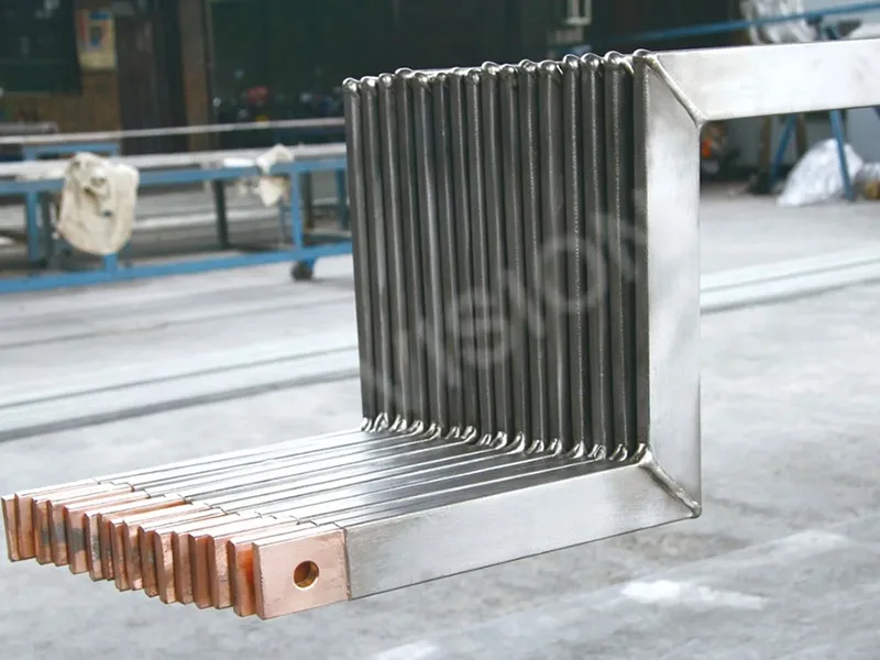 Titanium clad Copper welding formed drilling holes parts,Titanium Clad Copper Parts,Titanium Clad Copper Fabricated Parts,Titanium Copper Composite Parts,Welded Titanium Clad Copper Components