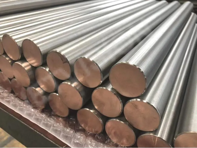 Titanium clad Copper Rod,Ti Clad Copper Rod,Varilla de cobre revestida de titanio,Titan-ummantelter Kupferstab,Titanium Coated Copper Rod,Copper Rod Clad with Titanium,Titanium Copper Composite Rod,Titanium Copper Rod