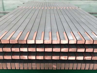 titanium clad copper busbar supplier,titanium clad copper,titanium clad copper flat bar,titanium clad copper busbar,anode conductive bars supplier
