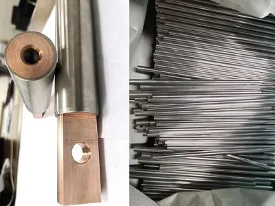 Titanium clad Copper,Ti Clad Copper supplier,Varilla de cobre revestida de titanio,Titan-ummantelter Kupferstab,Titanium Coated Copper Rod,Copper Rod Clad with Titanium,Titanium Copper Composite Rod,Titanium Copper flat bar