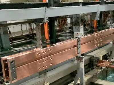 titanium clad copper,titanium clad copper supplier,titanium clad copper flat bar,titanium clad copper bar,Titanium clad Copper welding formed busbar titanium,titanium parts copper cladbar welding
