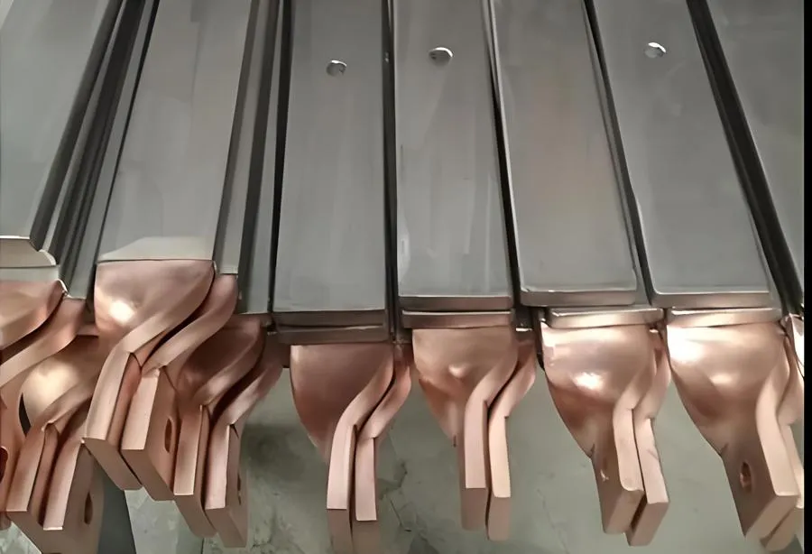 Titanium Clad Copper Busbar supplier,Titanium Clad Copper Busbar,Barra colectora de cobre revestida de titanio,Медная шина с титановым покрытием,Ti Clad Copper Busbar,Copper Busbar Clad with Titanium