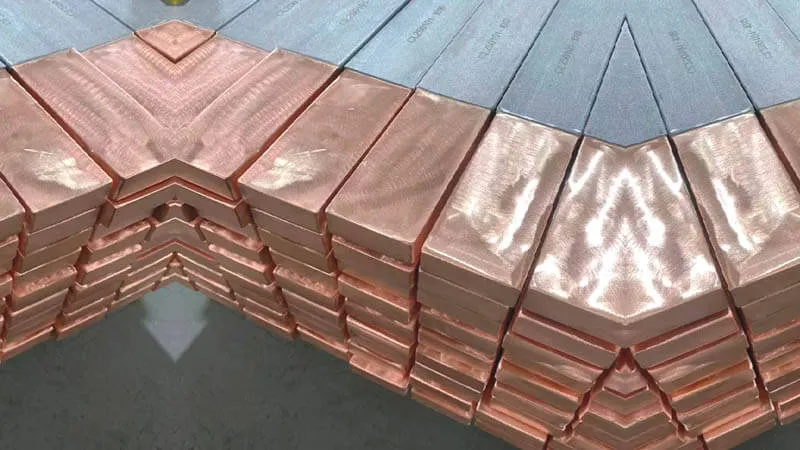 titanium clad copper,Titanium Clad Copper Busbar supplier,Titanium Clad Copper Busbar,Barra colectora de cobre revestida de titanio,Медная шина с титановым покрытием,Ti Clad Copper Busbar,Copper Busbar Clad with Titanium